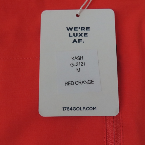 Graham Luxe by 1764 - Men’s Kash Heather Orange Golf Jacket - Size M NWT - Picture 5 of 8